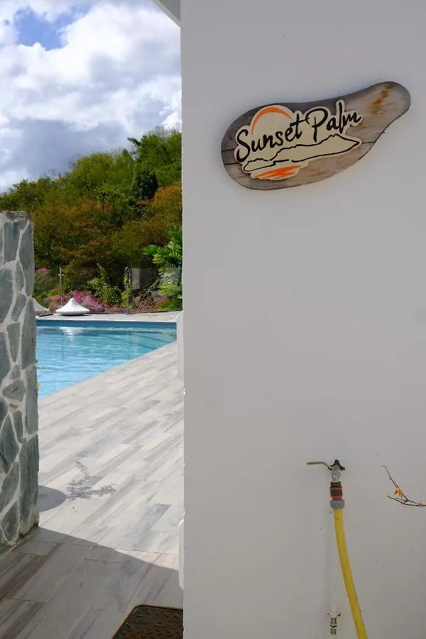 Sunset Palm - Villa Creole Avec Piscine Face Au Coucher De Soleil Et A La Reserve Cousteau Bouillante